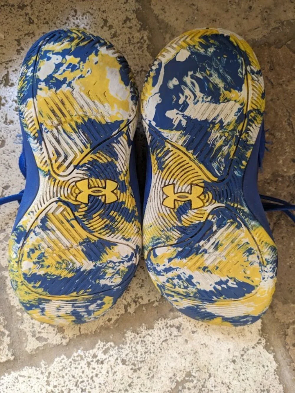 RARE Under Armour- STEPH CURRY JET ROYAL BASKETBALL SNEAKERS SHOES SIZE 13.5
